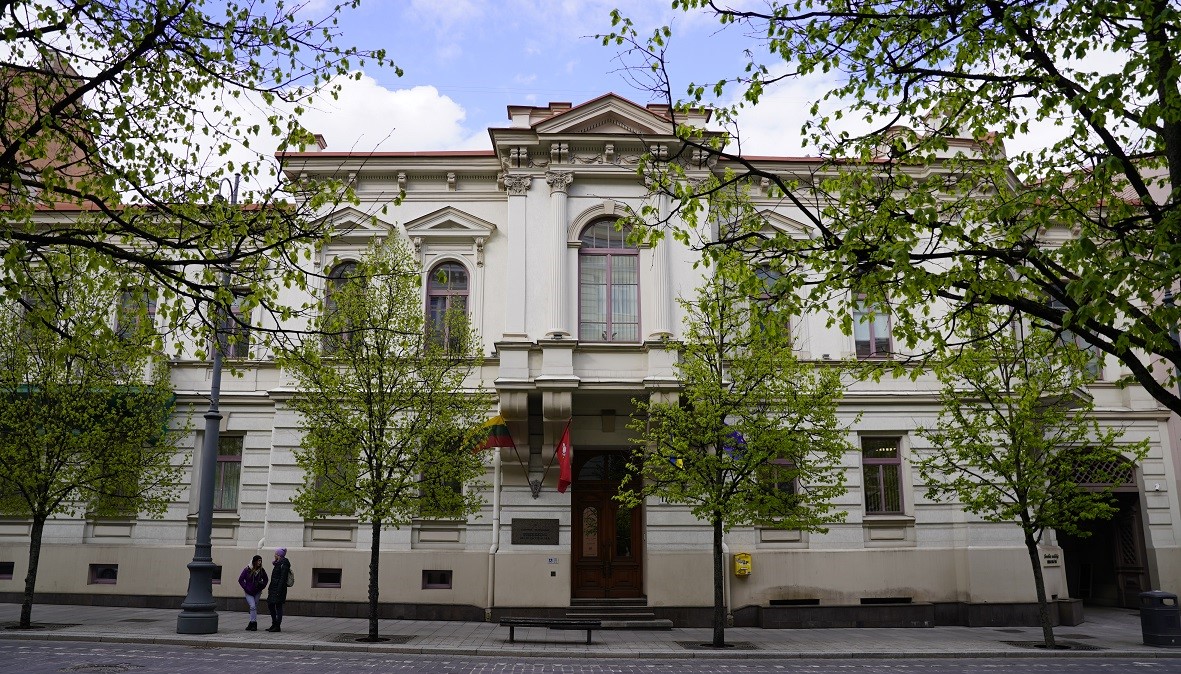 Dom, w którym poetka spędziła większość życia, Wilno, 2024 r.