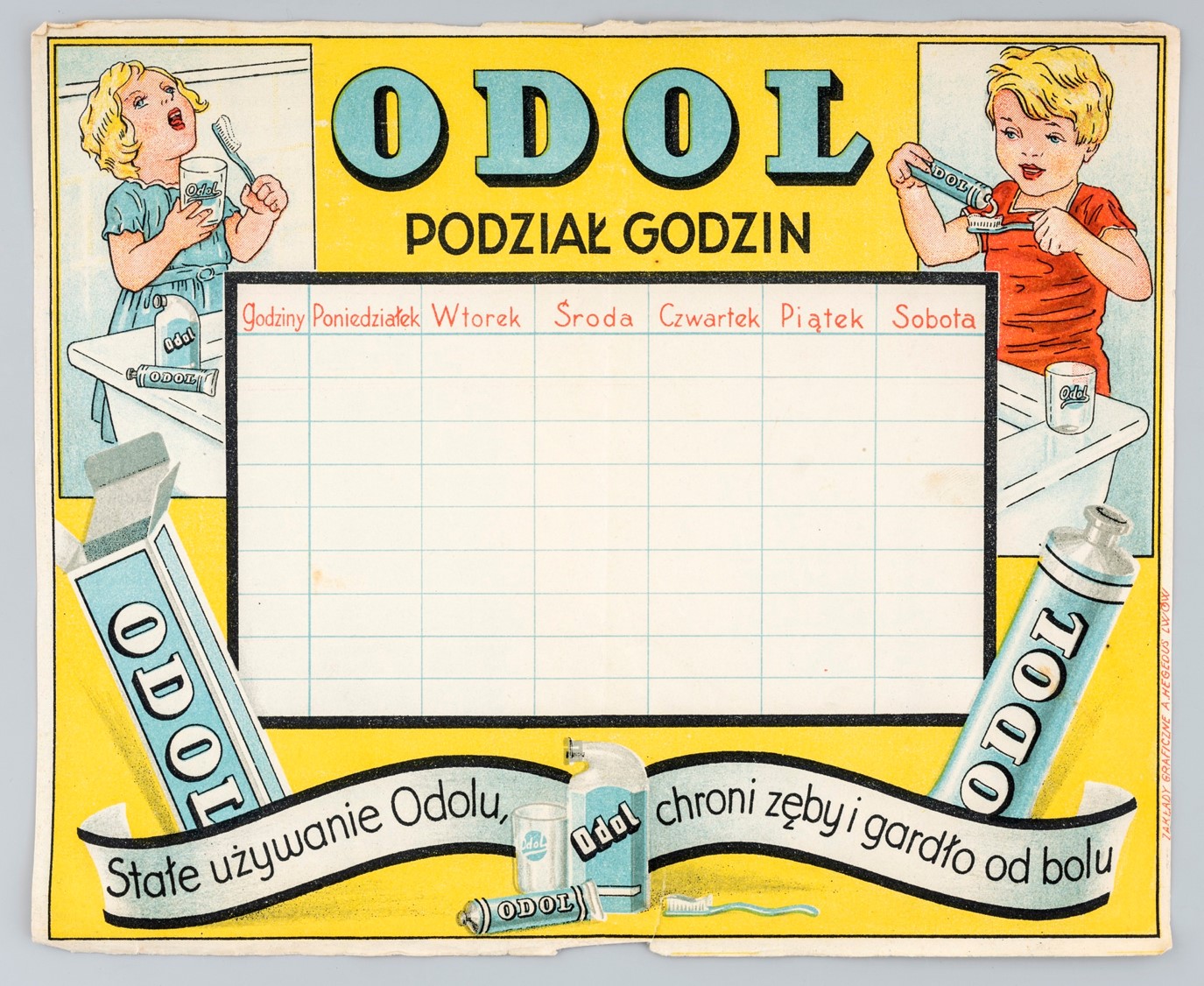 Plan lekcji z kolekcji Ewy Wójcik